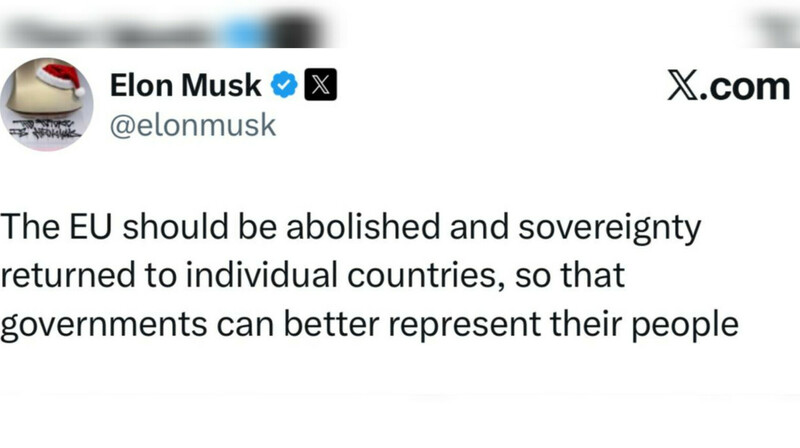 Илон Маск предложил распустить Евросоюз и вернуть странам суверенитет