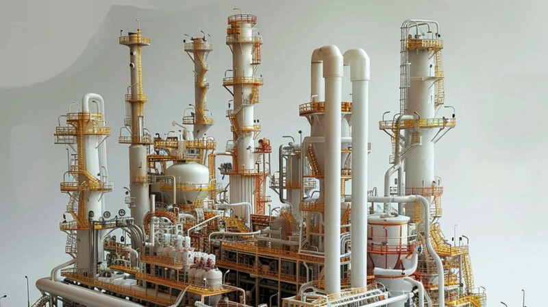 На Тенгизе показали, как будет выглядеть колонный парк нового газового комплекса