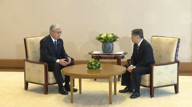 Токаев встретился с императором Японии Нарухито