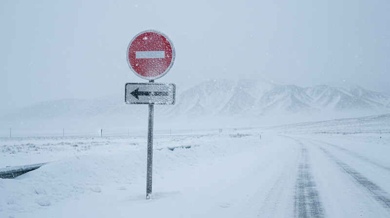 В Казахстане из-за непогоды закрыли участки трассы Актобе — Кызылорда — Алматы