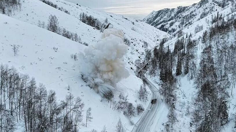 МЧС предупреждает о возможном сходе лавин на хребте Иле Алатау