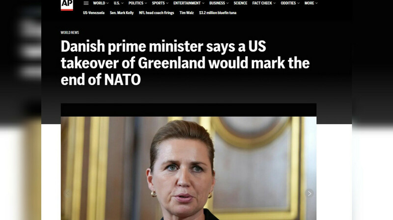 Премьер Дании предупредила о риске распада НАТО из-за Гренландии