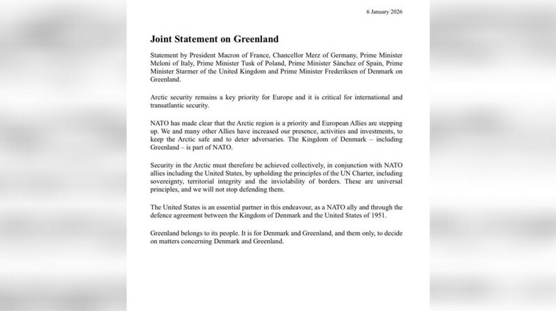 Европейские лидеры выступили против притязаний США на Гренландию