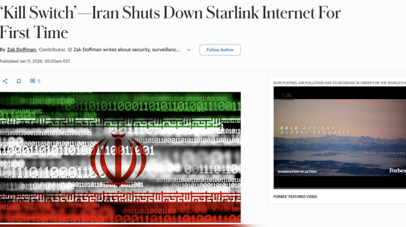 Иран впервые заглушил спутниковый интернет Starlink