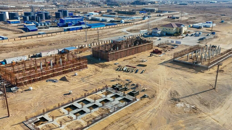 В Жанаозене строят газоперерабатывающий завод мощностью 900 млн кубометров газа в год