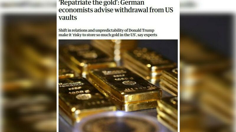 Экономисты Германии призывают забрать золотой запас из Нью-Йорка из-за Трампа