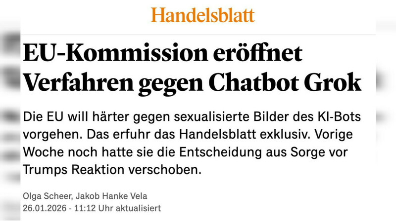 Grok "раздевал" людей в соцсети Х: Еврокомиссия начала проверку