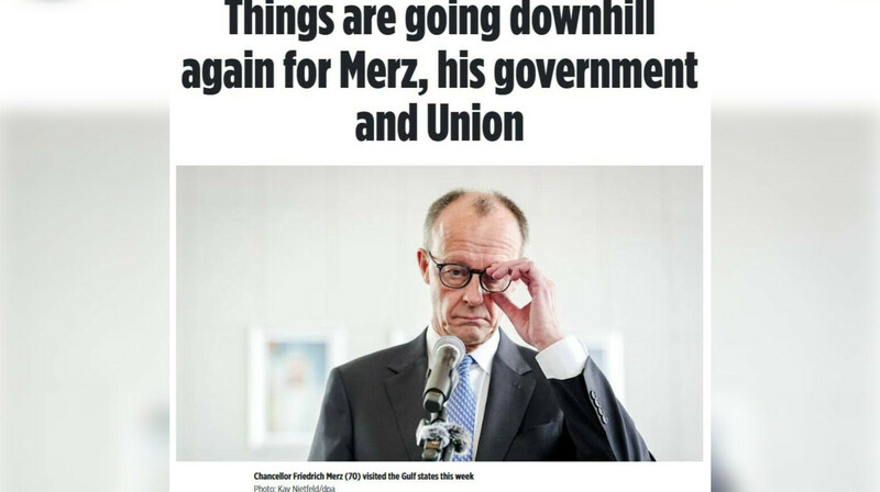 Рейтинг канцлера Мерца упал до 23% — две трети немцев недовольны его работой