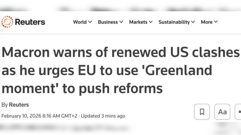 Макрон призвал Европу готовиться к противостоянию с США и отказаться от доллара