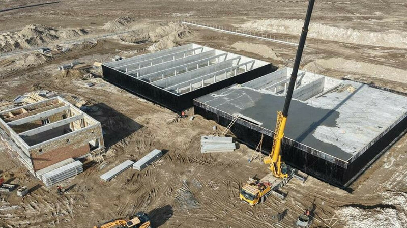 В Туркестанской области строят водопровод для 30 тысяч жителей Шардары