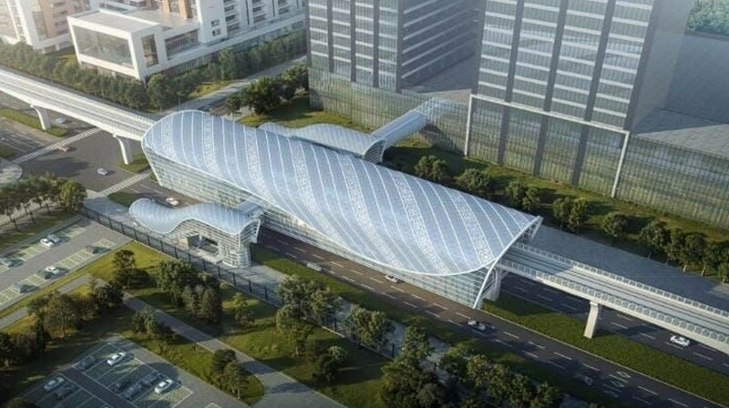 В Астане на испытаниях LRT поезда разогнали до 80 км/ч