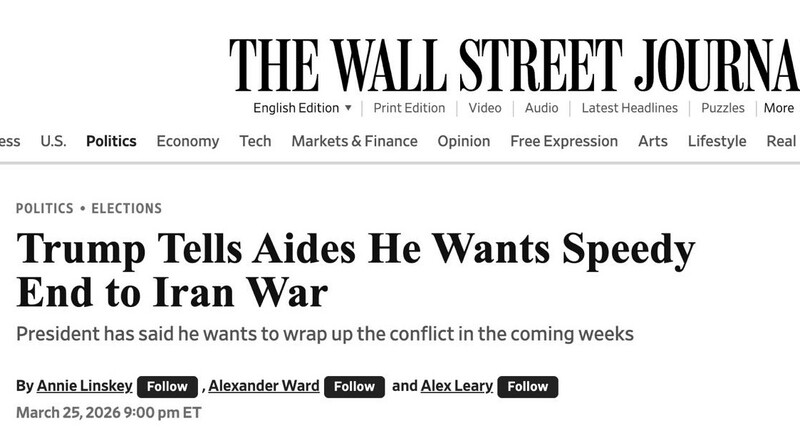 Мир в обмен на нефть: Трамп, по данным WSJ, нацелился на ресурсы Ирана