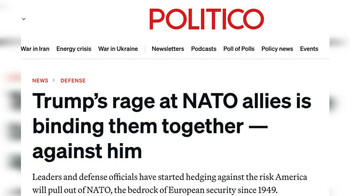 Politico: в Европе готовятся к возможному выходу США из НАТО после заявлений Трампа