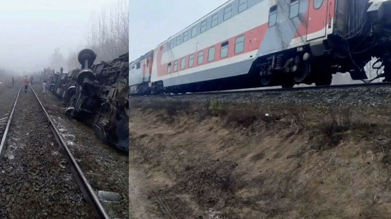 Поезд "Челябинск — Москва" сошел с рельсов: десятки пассажиров с ушибами, двое — с переломами