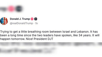 Трамп анонсировал первые за 34 года прямые переговоры лидеров Израиля и Ливана