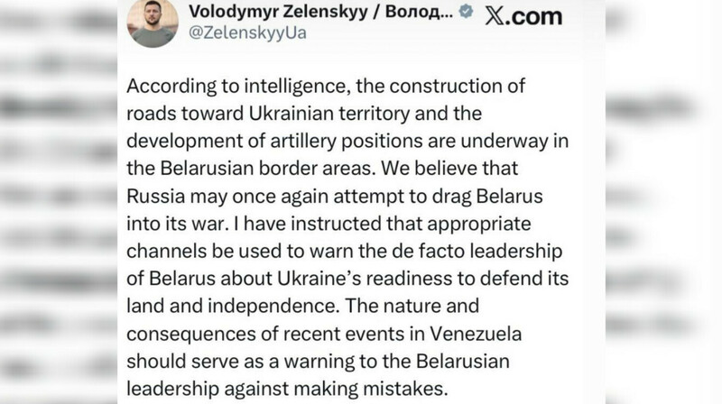 Зеленский предупредил Лукашенко о похищении в случае вступления Беларуси в войну с Украиной