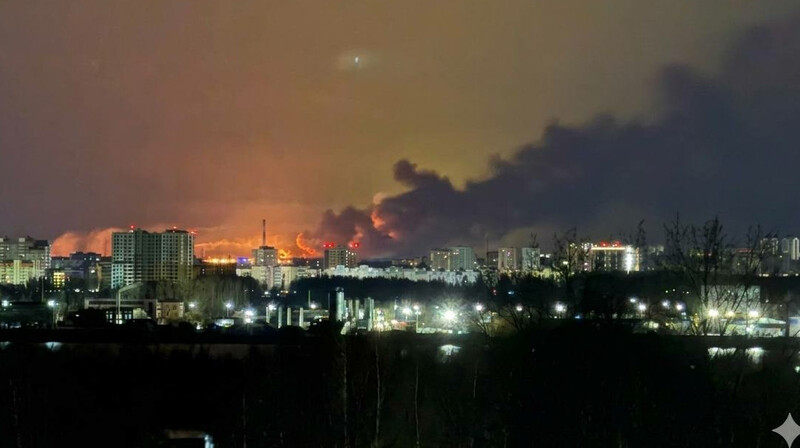 В Ярославле после атаки дронов загорелся НПЗ "Славнефть-ЯНОС"