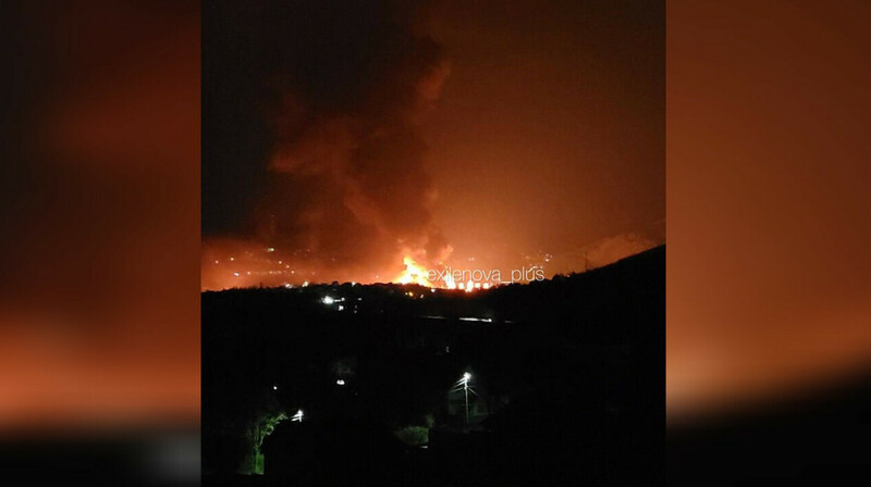 Туапсинский НПЗ снова атакован и горит