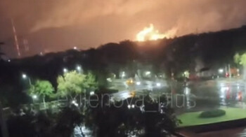 В Ставропольском крае после атаки загорелся завод «Азот»