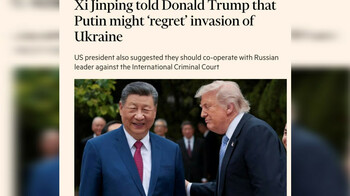 Financial Times: Трамп и Си в Пекине обсудили войну в Украине и отношения с Россией