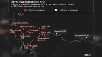 В европейской части России не осталось "целых" НПЗ: 158 ударов с начала войны