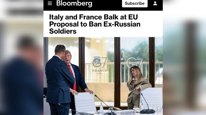 Италия и Франция выступили против запрета на въезд в ЕС для российских военных