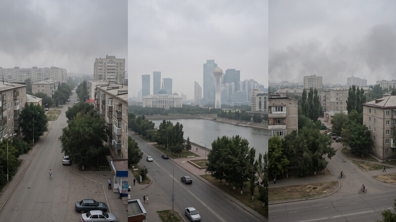 Жителям трёх городов Казахстана советуют реже выходить на улицу из-за качества воздуха
