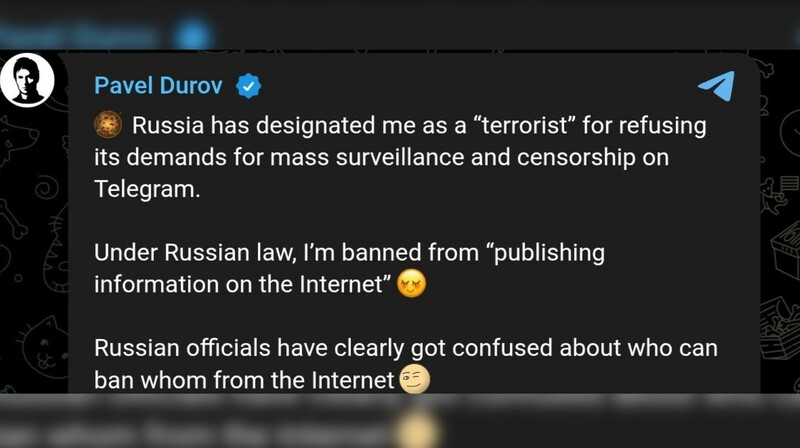 «Кто кого может забанить»: Дуров ответил российским властям