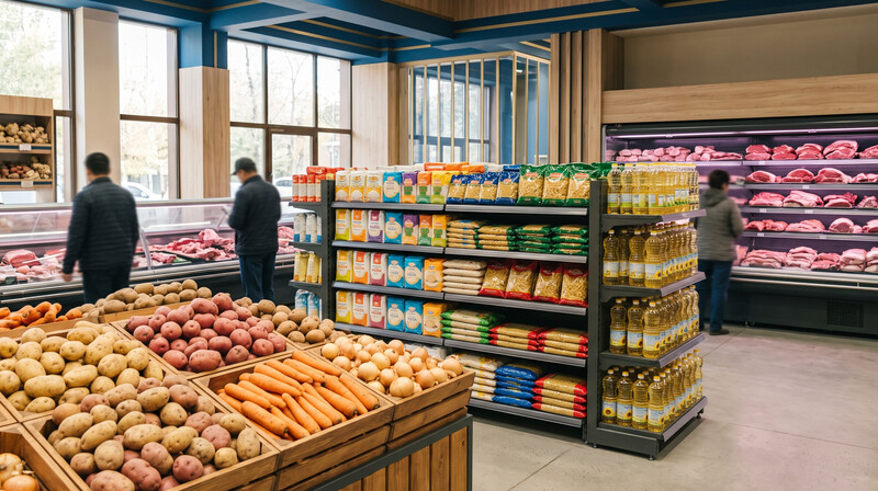От муки до мяса: Казахстан закрыл внутренний спрос на ключевые продукты