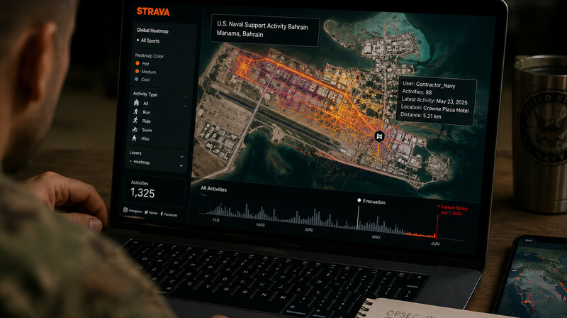 Иран мог использовать данные Strava для выбора целей на Ближнем Востоке