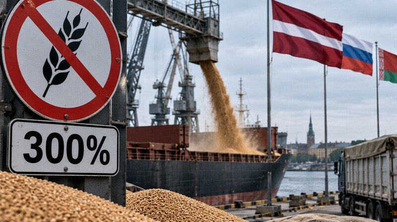 Латвия планирует ввести пошлины в 300% на зерно из России и Беларуси