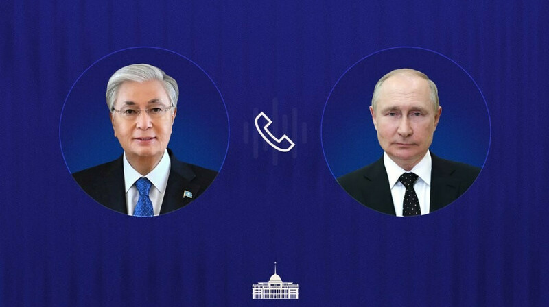 Президент Казахстана направил поздравление Владимиру Путину