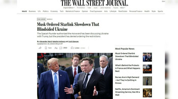 Маск лично распорядился замедлить Starlink для украинских военных — WSJ